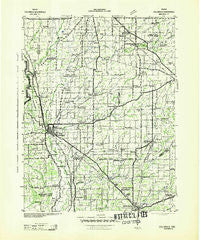 Columbus Indiana Historical topographic map, 1:125000 scale, 30 X 30 Minute, Year 1942
