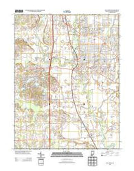 Columbus Indiana Historical topographic map, 1:24000 scale, 7.5 X 7.5 Minute, Year 2013