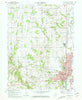 Connersville Indiana Historical topographic map, 1:24000 scale, 7.5 X 7.5 Minute, Year 1972