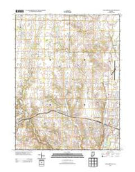 Connersville Indiana Historical topographic map, 1:24000 scale, 7.5 X 7.5 Minute, Year 2013