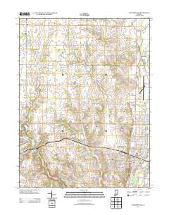 Connersville Indiana Historical topographic map, 1:24000 scale, 7.5 X 7.5 Minute, Year 2013