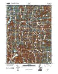 Cope Indiana Historical topographic map, 1:24000 scale, 7.5 X 7.5 Minute, Year 2010