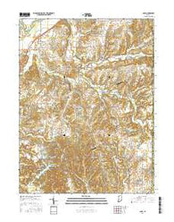 Cope Indiana Current topographic map, 1:24000 scale, 7.5 X 7.5 Minute, Year 2016