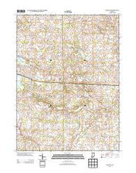 Corunna Indiana Historical topographic map, 1:24000 scale, 7.5 X 7.5 Minute, Year 2013