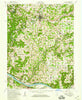 Corydon Indiana Historical topographic map, 1:62500 scale, 15 X 15 Minute, Year 1950