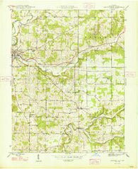 Corydon East Indiana Historical topographic map, 1:24000 scale, 7.5 X 7.5 Minute, Year 1948