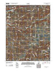 Corydon East Indiana Historical topographic map, 1:24000 scale, 7.5 X 7.5 Minute, Year 2010