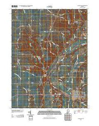 Covington Indiana Historical topographic map, 1:24000 scale, 7.5 X 7.5 Minute, Year 2010