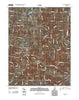 Crandall Indiana Historical topographic map, 1:24000 scale, 7.5 X 7.5 Minute, Year 2010