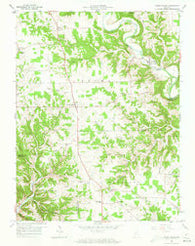 Cross Plains Indiana Historical topographic map, 1:24000 scale, 7.5 X 7.5 Minute, Year 1959