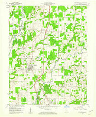 Crothersville Indiana Historical topographic map, 1:24000 scale, 7.5 X 7.5 Minute, Year 1959