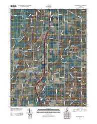 Crothersville Indiana Historical topographic map, 1:24000 scale, 7.5 X 7.5 Minute, Year 2010