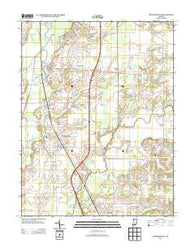 Crothersville Indiana Historical topographic map, 1:24000 scale, 7.5 X 7.5 Minute, Year 2013