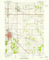Crown Point Indiana Historical topographic map, 1:24000 scale, 7.5 X 7.5 Minute, Year 1953