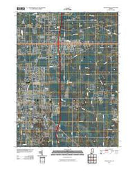 Crown Point Indiana Historical topographic map, 1:24000 scale, 7.5 X 7.5 Minute, Year 2010