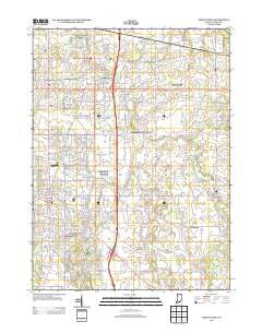 Crown Point Indiana Historical topographic map, 1:24000 scale, 7.5 X 7.5 Minute, Year 2013