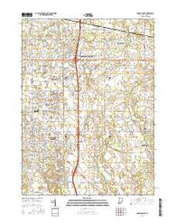 Crown Point Indiana Current topographic map, 1:24000 scale, 7.5 X 7.5 Minute, Year 2016