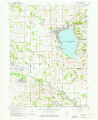 Culver Indiana Historical topographic map, 1:24000 scale, 7.5 X 7.5 Minute, Year 1962