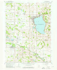Culver Indiana Historical topographic map, 1:24000 scale, 7.5 X 7.5 Minute, Year 1962