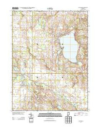 Culver Indiana Historical topographic map, 1:24000 scale, 7.5 X 7.5 Minute, Year 2013