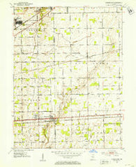 Cumberland Indiana Historical topographic map, 1:24000 scale, 7.5 X 7.5 Minute, Year 1952