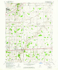 Cumberland Indiana Historical topographic map, 1:24000 scale, 7.5 X 7.5 Minute, Year 1962