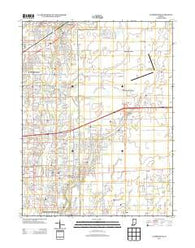Cumberland Indiana Historical topographic map, 1:24000 scale, 7.5 X 7.5 Minute, Year 2013