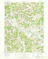 Cuzco Indiana Historical topographic map, 1:24000 scale, 7.5 X 7.5 Minute, Year 1957