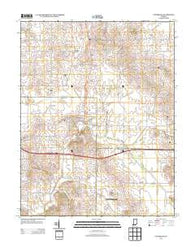 Cynthiana Indiana Historical topographic map, 1:24000 scale, 7.5 X 7.5 Minute, Year 2013