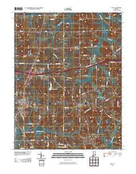 Dale Indiana Historical topographic map, 1:24000 scale, 7.5 X 7.5 Minute, Year 2010