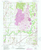 Daylight Indiana Historical topographic map, 1:24000 scale, 7.5 X 7.5 Minute, Year 1961