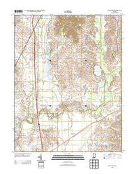 Daylight Indiana Historical topographic map, 1:24000 scale, 7.5 X 7.5 Minute, Year 2013