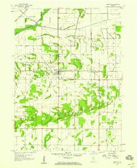 DeMotte Indiana Historical topographic map, 1:24000 scale, 7.5 X 7.5 Minute, Year 1957