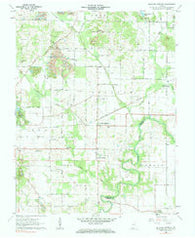De Gonia Springs Indiana Historical topographic map, 1:24000 scale, 7.5 X 7.5 Minute, Year 1960