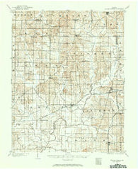 De Gonia Springs Indiana Historical topographic map, 1:62500 scale, 15 X 15 Minute, Year 1900