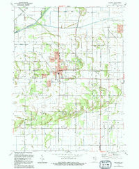De Motte Indiana Historical topographic map, 1:24000 scale, 7.5 X 7.5 Minute, Year 1992