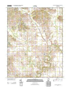 De Gonia Springs Indiana Historical topographic map, 1:24000 scale, 7.5 X 7.5 Minute, Year 2013