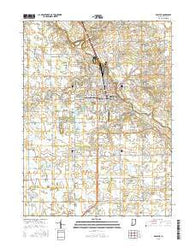Decatur Indiana Current topographic map, 1:24000 scale, 7.5 X 7.5 Minute, Year 2016