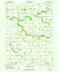 Deer Creek Indiana Historical topographic map, 1:24000 scale, 7.5 X 7.5 Minute, Year 1962