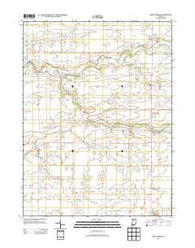 Deer Creek Indiana Historical topographic map, 1:24000 scale, 7.5 X 7.5 Minute, Year 2013
