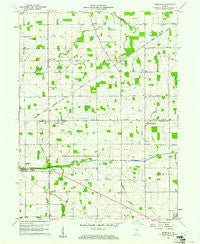Deerfield Indiana Historical topographic map, 1:24000 scale, 7.5 X 7.5 Minute, Year 1960