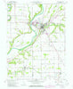 Delphi Indiana Historical topographic map, 1:24000 scale, 7.5 X 7.5 Minute, Year 1962