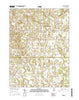 Denham Indiana Current topographic map, 1:24000 scale, 7.5 X 7.5 Minute, Year 2016