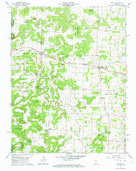 Depauw Indiana Historical topographic map, 1:24000 scale, 7.5 X 7.5 Minute, Year 1962