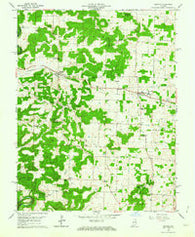 Depauw Indiana Historical topographic map, 1:24000 scale, 7.5 X 7.5 Minute, Year 1962