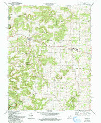 Depauw Indiana Historical topographic map, 1:24000 scale, 7.5 X 7.5 Minute, Year 1962