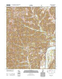 Derby Indiana Historical topographic map, 1:24000 scale, 7.5 X 7.5 Minute, Year 2013