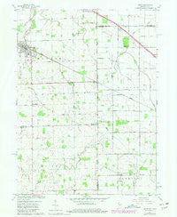 Dixon Indiana Historical topographic map, 1:24000 scale, 7.5 X 7.5 Minute, Year 1960