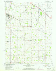 Dixon Indiana Historical topographic map, 1:24000 scale, 7.5 X 7.5 Minute, Year 1960