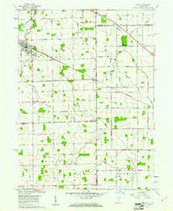 Dixon Indiana Historical topographic map, 1:24000 scale, 7.5 X 7.5 Minute, Year 1960